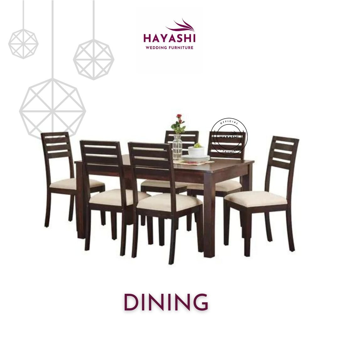 New 6 Seater Stunning Dining Set For Wedding and Events