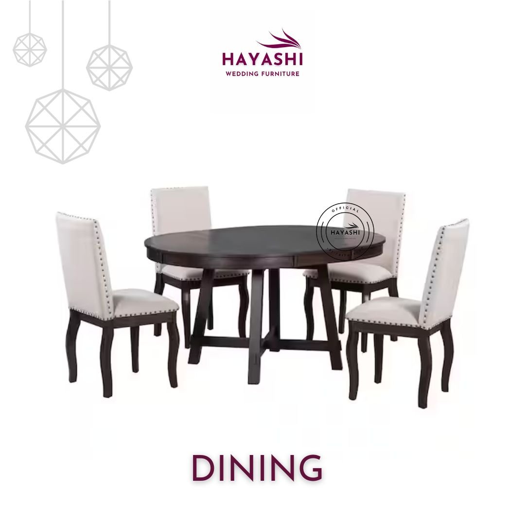 New 4 Seater Stunning Dining Set For Wedding and Events