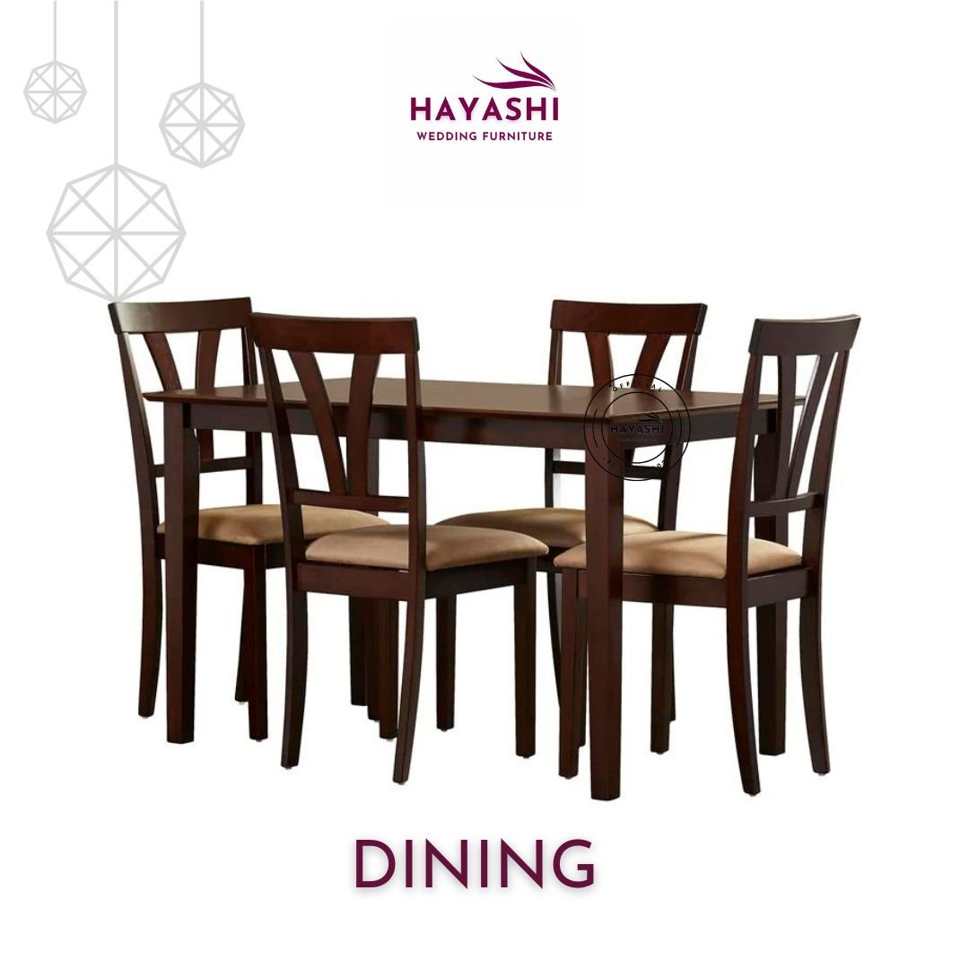 New 4 Seater Stunning Dining Set For Wedding and Events