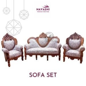 wooden sofa set