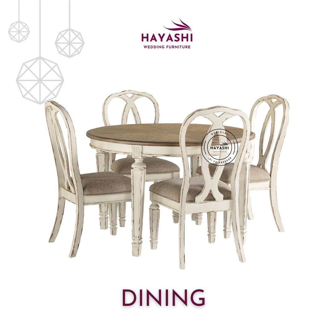 New 4 Seater Stunning Dining Set For Wedding and Events