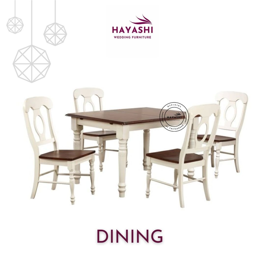 New 4 Seater Stunning Dining Set For Wedding and Events