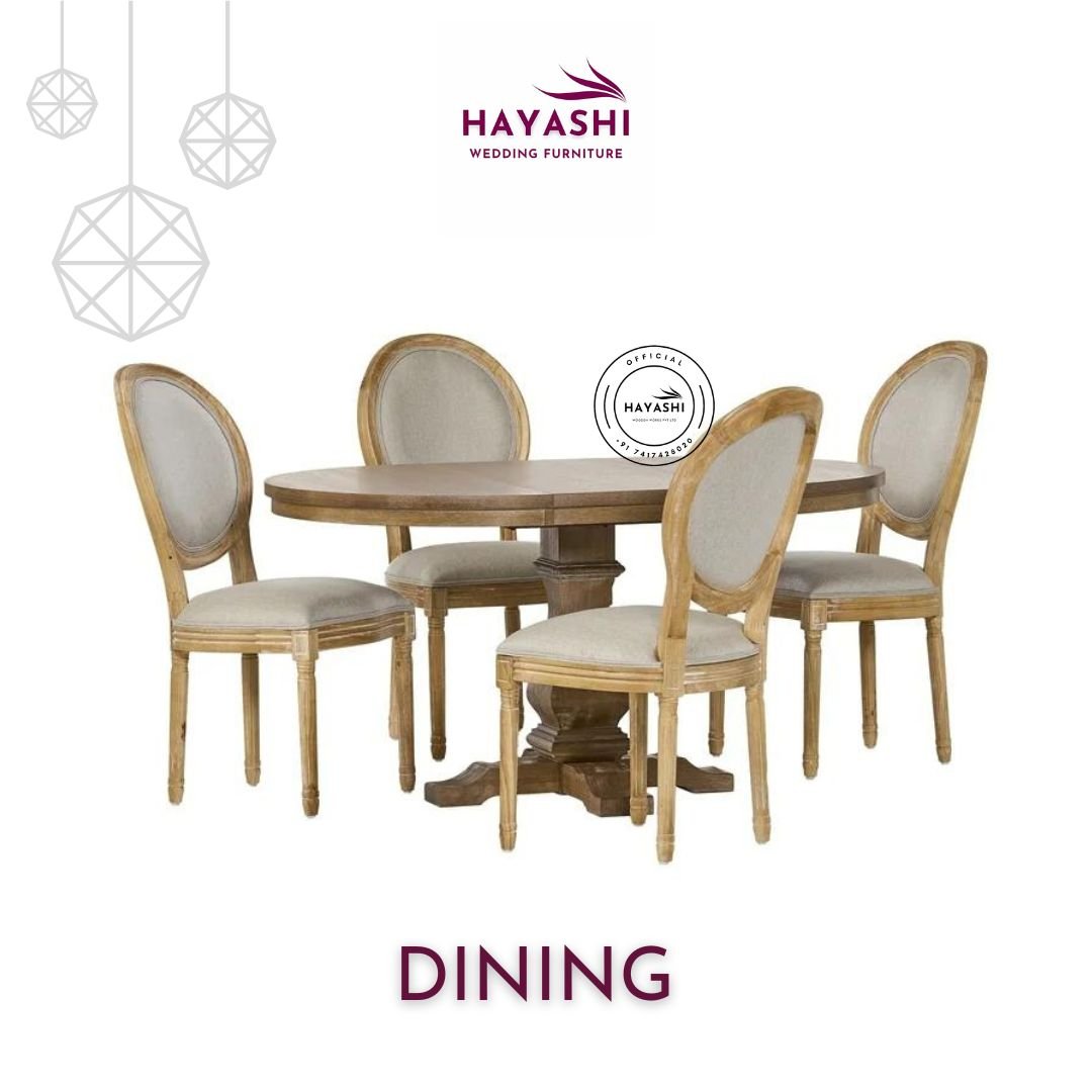 New 4 Seater Stunning Dining Set For Wedding and Events