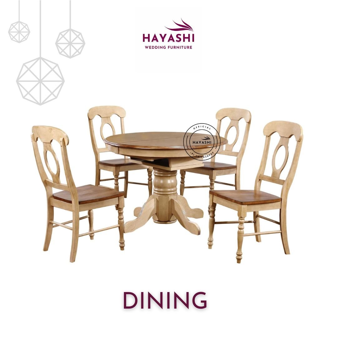 New 4 Seater Stunning Dining Set For Wedding and Events