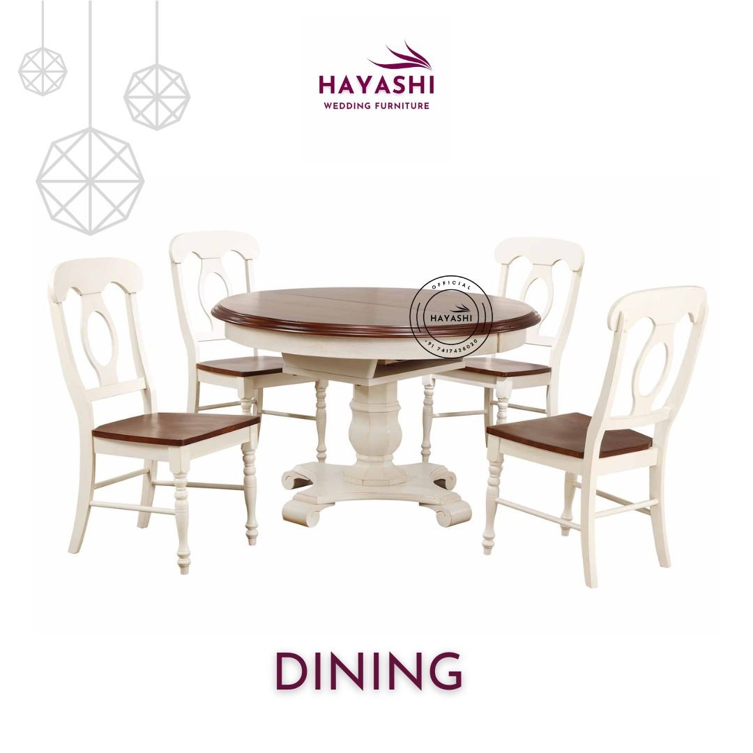 New 4 Seater Stunning Dining Set For Wedding and Events