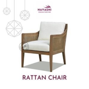 hayashi rattan cusion chair