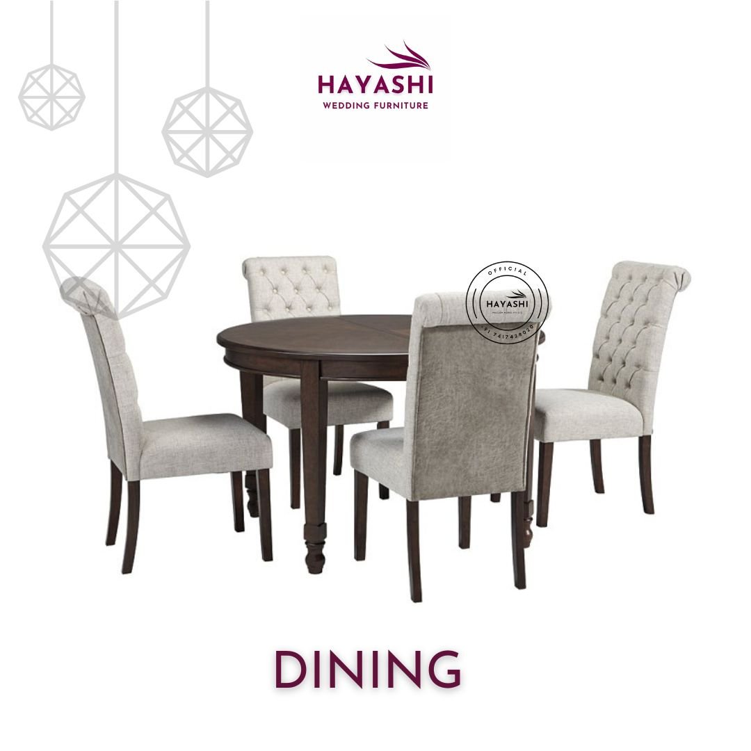 New 4 Seater Stunning Dining Set For Wedding and Events