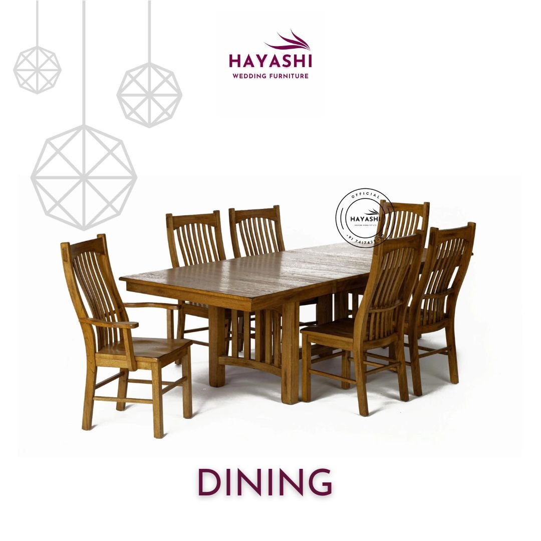 New 6 Seater Stunning Dining Set For Wedding and Events