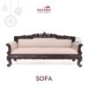 carved wedding sofa