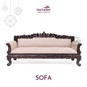 carved wedding sofa