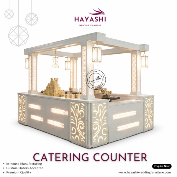 Stainless Steel Wedding Catering Counter