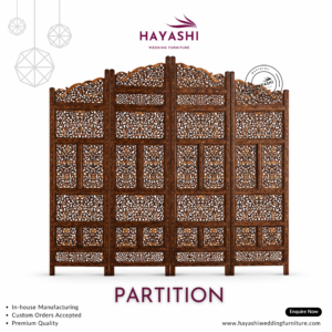 Royal Handcrafted Wooden Partition