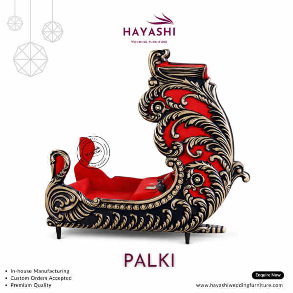 Wooden Wedding Palki