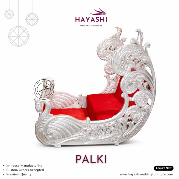 Wooden Wedding Palki