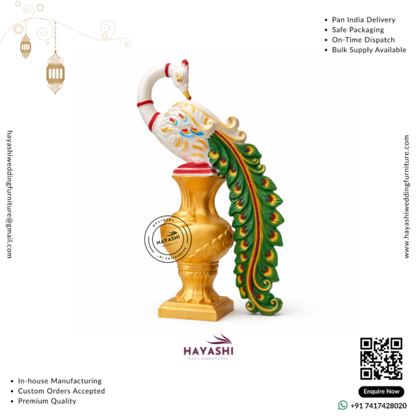 Peacock Decor For Wedding & Event