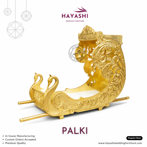 Wooden Wedding Palki