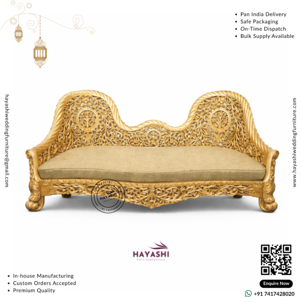 Golden Victoria Wedding & Event Sofa