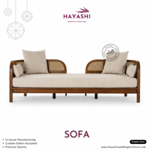 Premium Handcrafted Modern Wooden Sofa