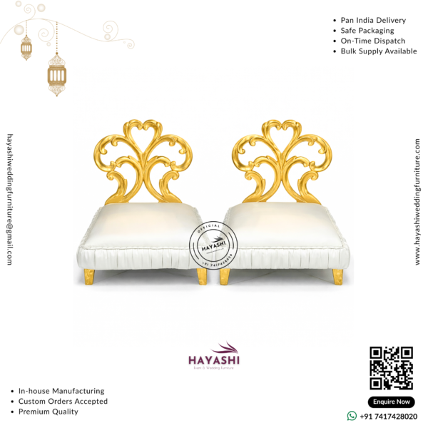 Mandap & Vidhi Chair Set For Wedding & Event