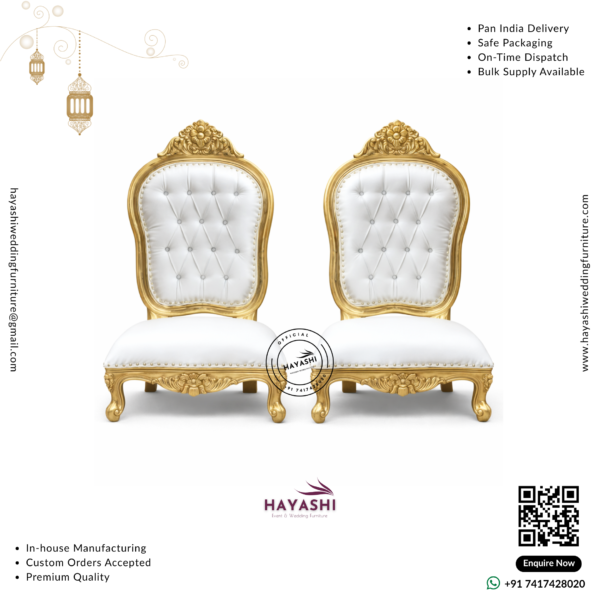 Mandap & Vidhi Chair Set For Wedding & Event