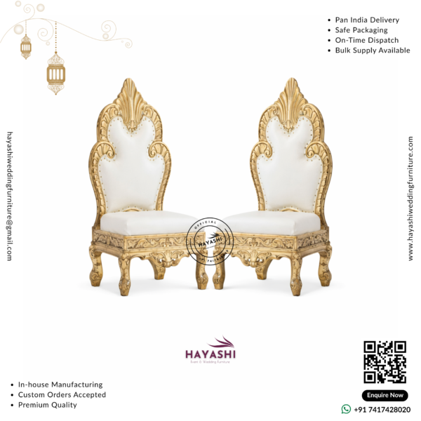 Mandap & Vidhi Chair Set For Wedding & Event