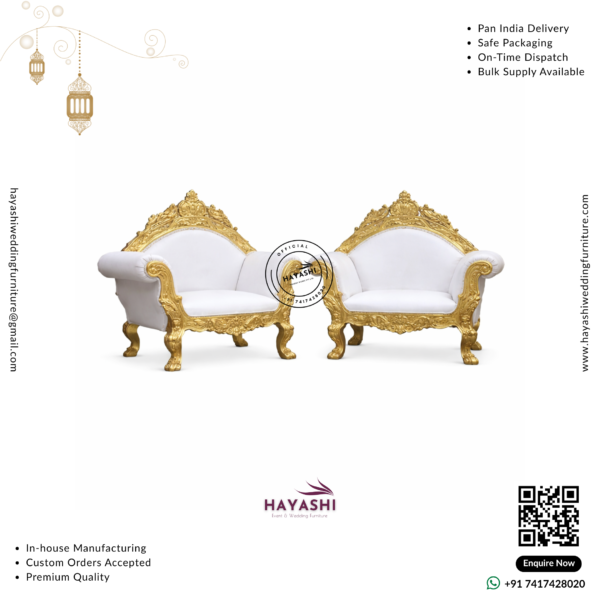 Mandap & Vidhi Chair Set For Wedding & Event