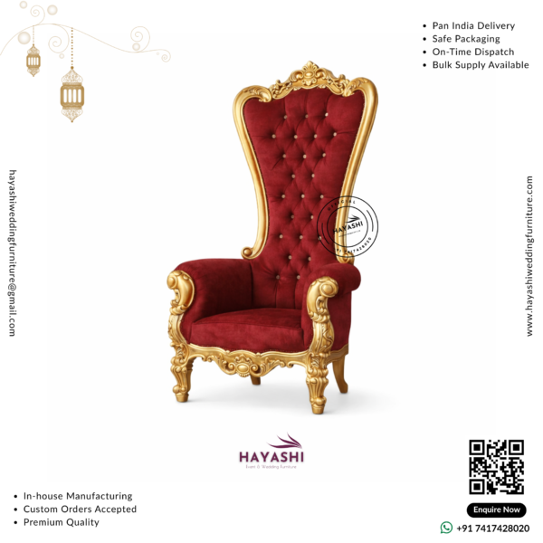 Royal Throne For Wedding & Event