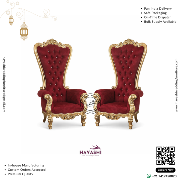 Royal Throne For Wedding & Event