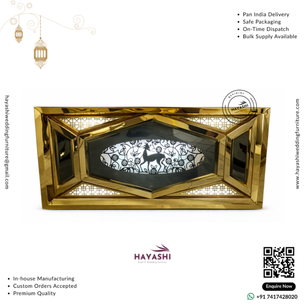 Steel Counter For Buffet & Bar Setups For Wedding & Event