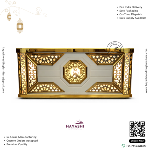 Steel Counter For Buffet & Bar Setups For Wedding & Event