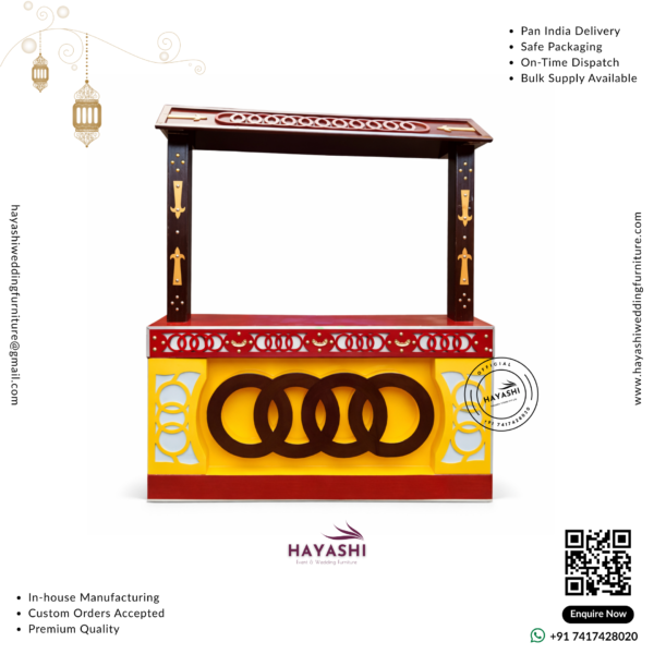 Steel Counter For Buffet & Bar Setups For Wedding & Event