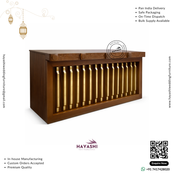 Steel Counter For Buffet & Bar Setups For Wedding & Event