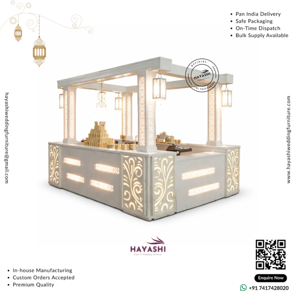 Steel Counter For Buffet & Bar Setups For Wedding & Event