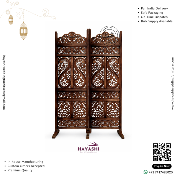 Wooden Partition Decor For Wedding & Event