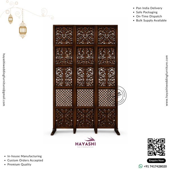 Wooden Partition Decor For Wedding & Event