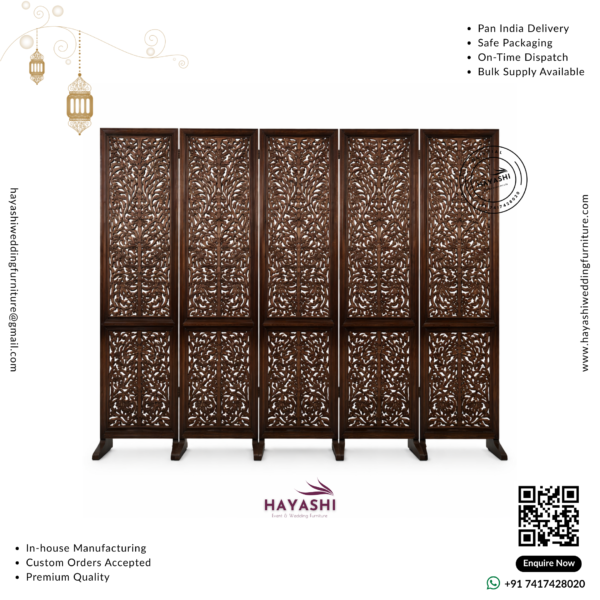 Wooden Partition Decor For Wedding & Event