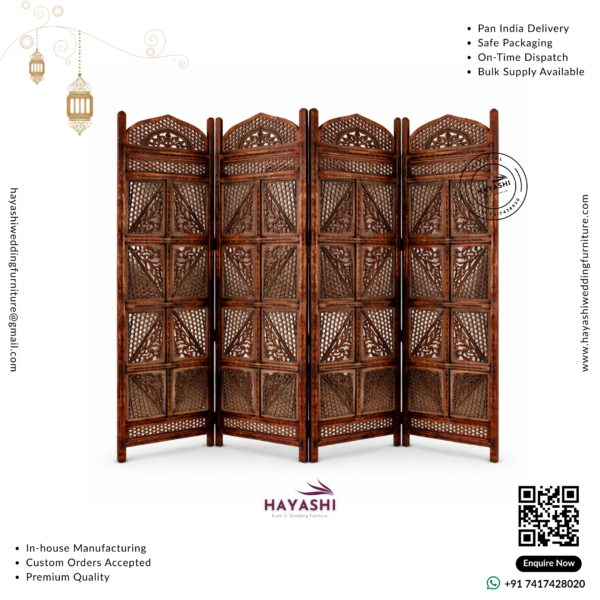 Wooden Partition Decor For Wedding & Event