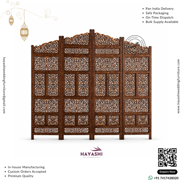 Wooden Partition Decor For Wedding & Event
