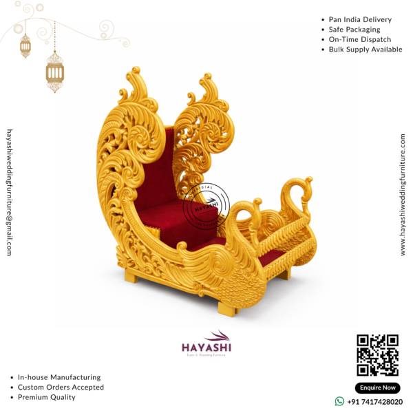 Wooden Palki For Wedding & Event