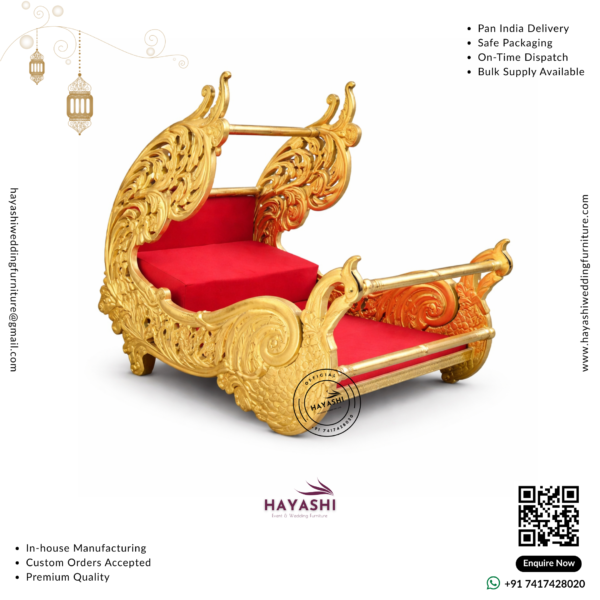 Wooden Palki For Wedding & Event