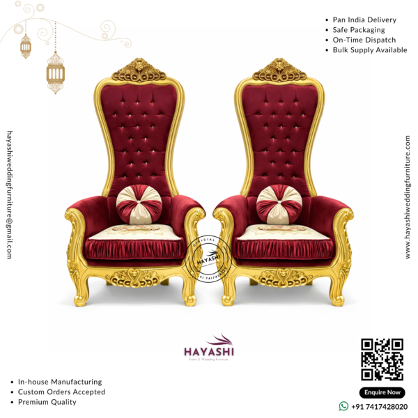 Royal Throne For Wedding & Event