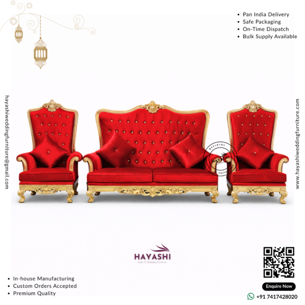Maharaja Sofa Set For Wedding & Event