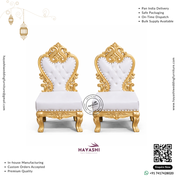 Mandap & Vidhi Chair Set For Wedding & Event