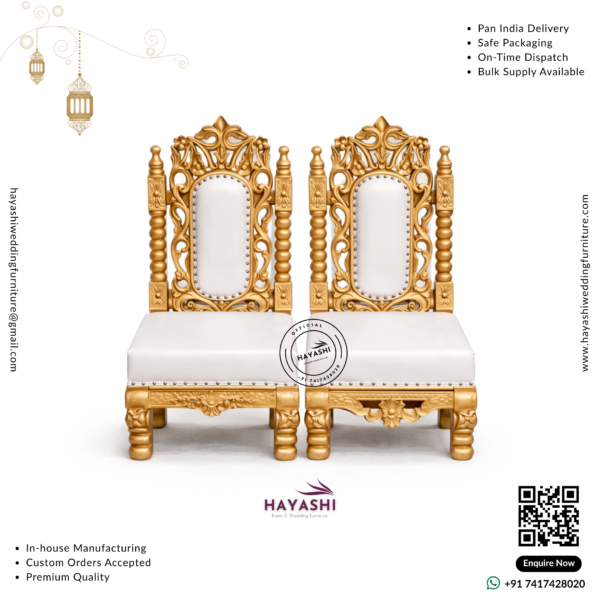 Mandap & Vidhi Chair Set For Wedding & Event