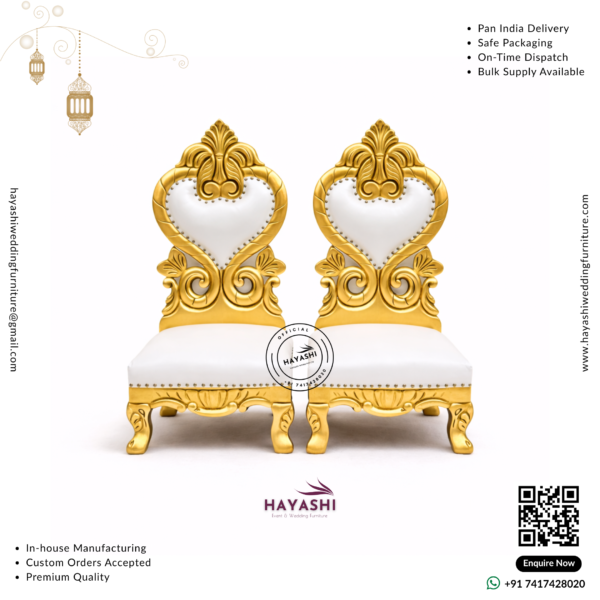 Mandap & Vidhi Chair Set For Wedding & Event