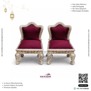 Mandap & Vidhi Chair Set For Wedding & Event