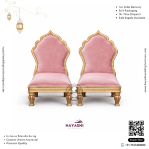 Mandap & Vidhi Chair Set For Wedding & Event