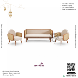 Wooden Sofa Set For Wedding & Event