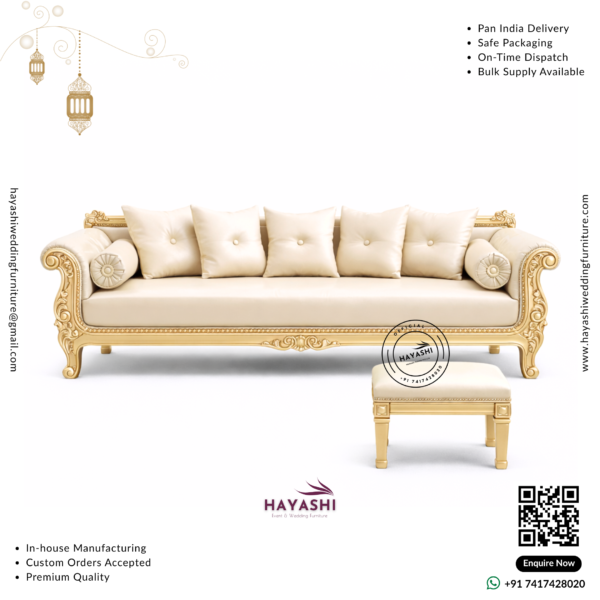 Wooden Sofa For Wedding & Event