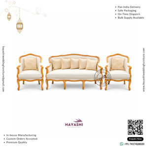 Wooden Sofa Set For Wedding & Event